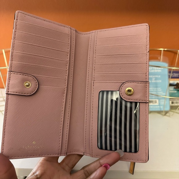 KATE SPADE Cameron Street Lacy bifold Blush Leather Wallet - Picture 5 of 13